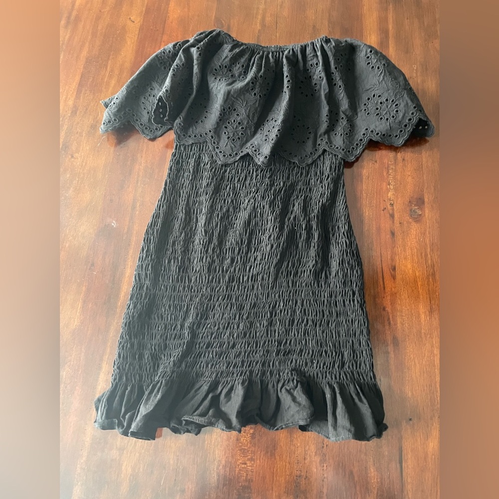 Black off the shoulder Zara dress